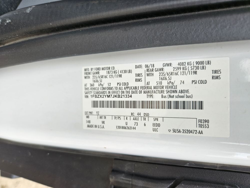 2018 Ford Transit 350 - photo 12