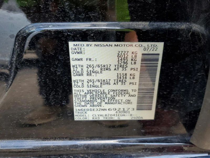 2022 Nissan Frontier Crew Cab - photo 11