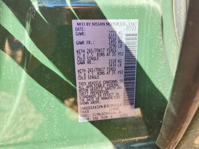 2023 Nissan Frontier Crew Cab - photo 12