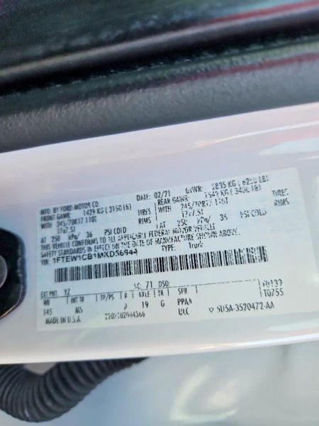 2021 Ford F150 SuperCrew Cab - photo 12