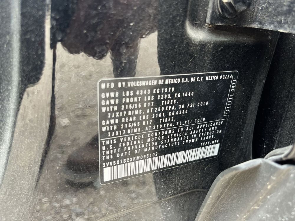 2024 Volkswagen TAOS 1.5T S - photo 12