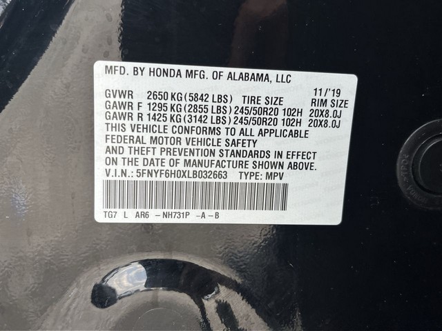2020 Honda Pilot - photo 19