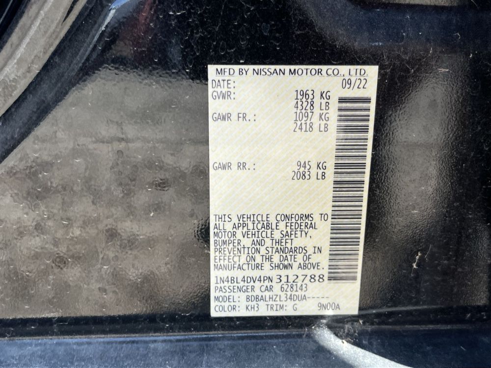 2023 Nissan ALTIMA SV FWD - photo 18