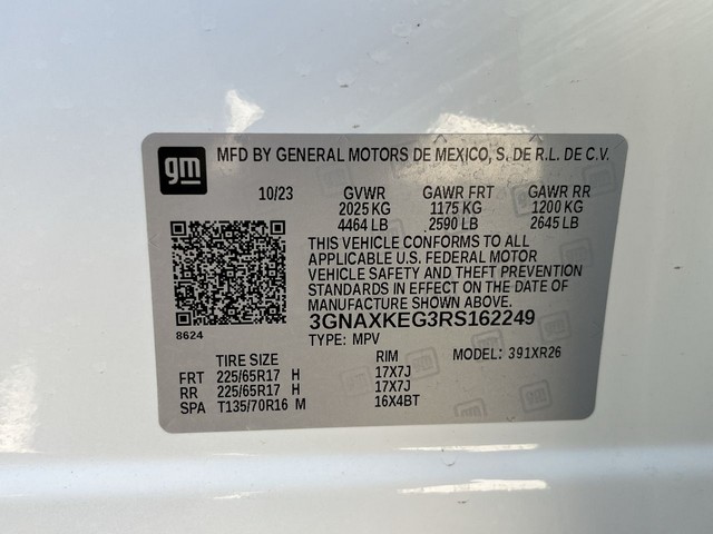 2024 Chevrolet EQUINOX LT - photo 20