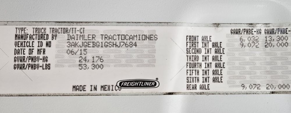 2016 FREIGHTLINER CASCADIA 125 - photo 22
