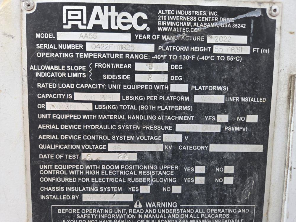 2023 ALTEC UTILITY BODY W/BOOM BUCKET - photo 10